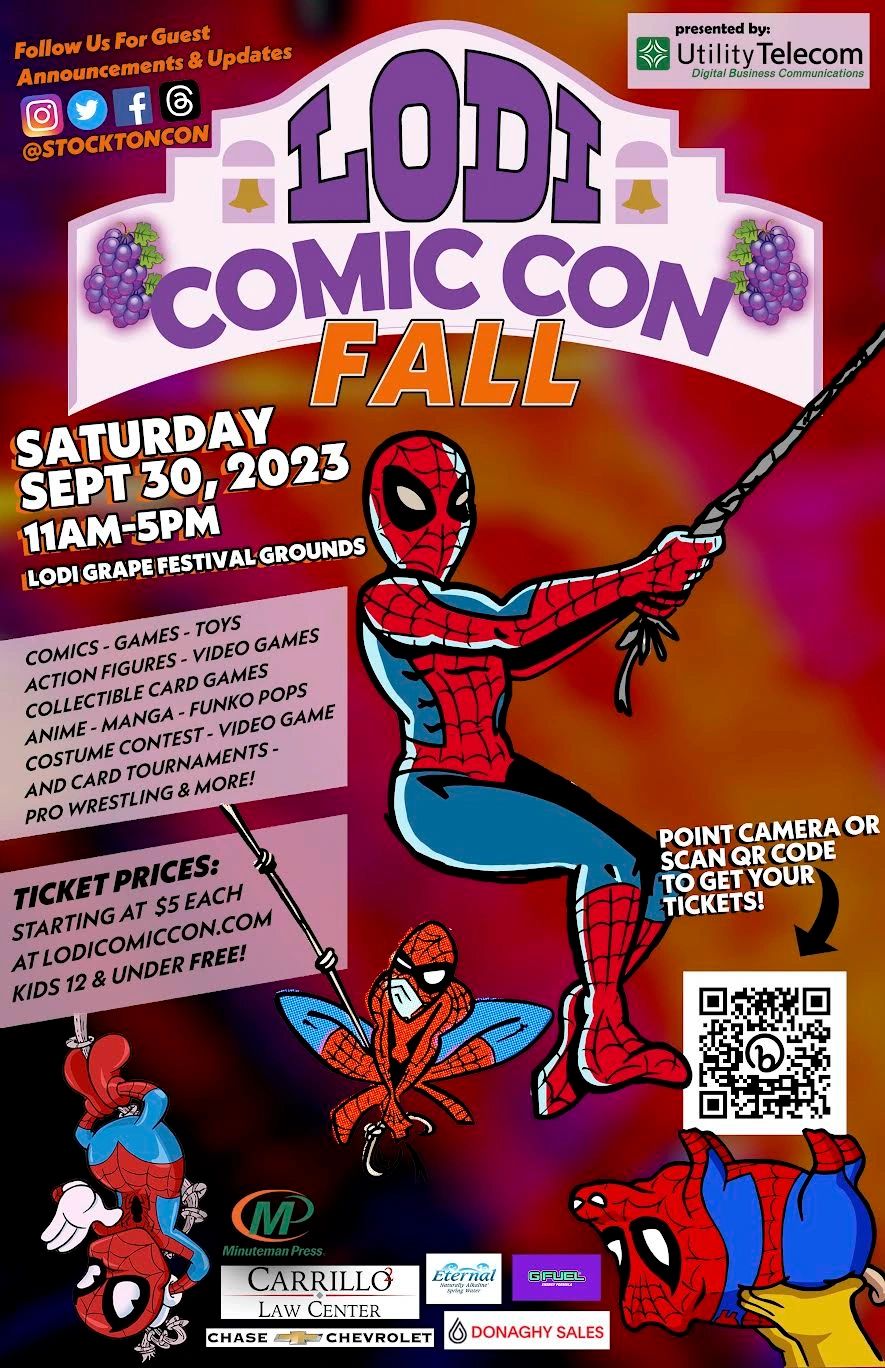 Lodi Comic Con Fall September 30th