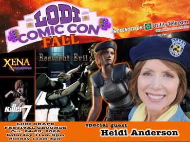 Lodi Comic Con event featuring special guest Heidi Anderson.