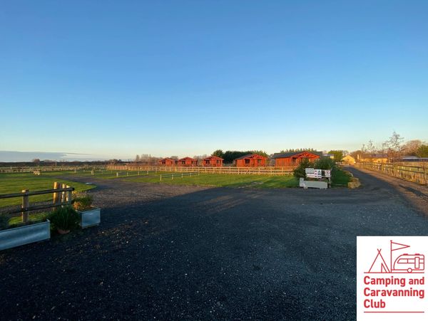 Worcestershire holiday area with wooden cabins and space for camping