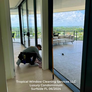 Tropical Window Cleaning Services LLC
Condominium Window Cleaning 
Surfside FL  FL 06/2024