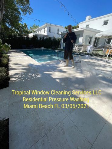 Tropical Pressure CleaningServices LLC
 Residential Pressure Washing 
Miami Beach 03/05/2021