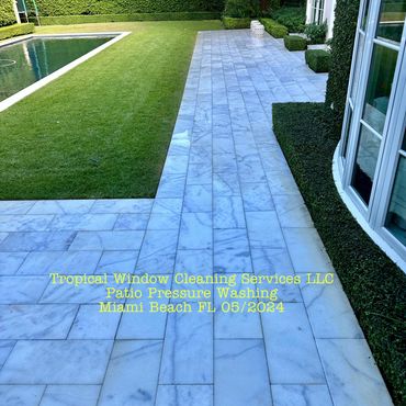 Tropical Pressure Cleaning Services LLC
Patio Pressure Cleaning 
Miami Beach FL 05/2024
