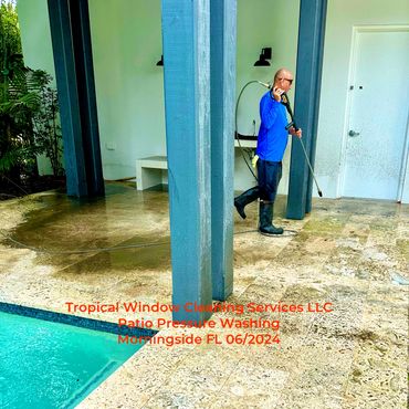 Tropical Window  Cleaning Services LLC
Patio Pressure Washing
Morningside FL 06/2024