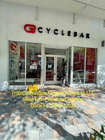 Tropical Window Cleaning Services LLC 
Store Front Window Cleaning 
Doral FL 03/2021