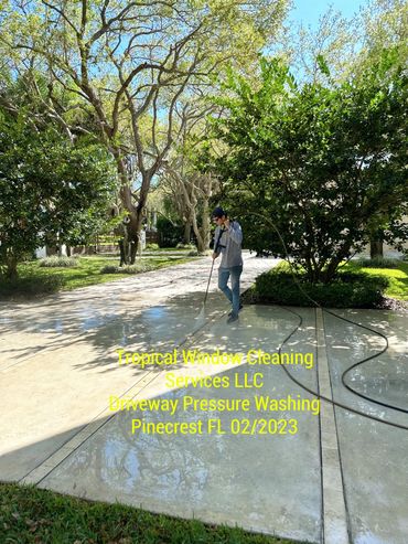 Tropical Pressure  Cleaning Services LLC 
Driveway Pressure Washing 
Pinecrest FL 2023