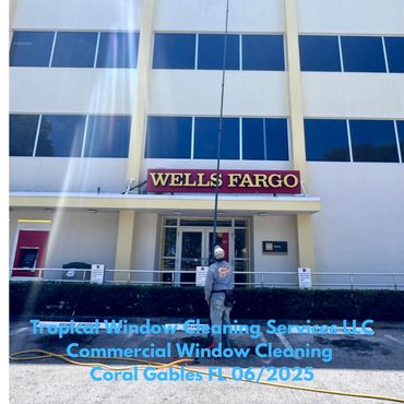 Tropical Window Cleaning Services LLC
Commercial Window Cleaning 
Coral Gables FL 06/2025