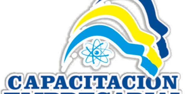 Logo with colorful profiles and the text 'Capacitacion Empresarial'.