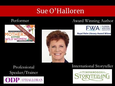 Profile of Sue O’Halloren, performer and award-winning author.