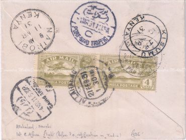 The 1931 First Flight from Allahabad, India to Kisumu, Kenya