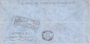 1933: Imperial Airways - Indian Transcontinental Airways - Eastward (Rotterdam - London - Calcutta) 