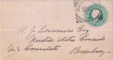 A 1895 Envelope to US Consulate