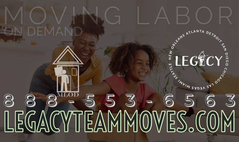Legacy Residential Moving, Full Service Moving, Local Movers, Packing Services, Household Moving, 