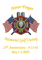 FDNY Never Forget 9-11 Golf