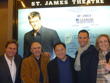 Producers Carlos Arana, Richard Speciale, Paul Chau and Adam Blanshay after a performance of On A Cl