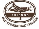Logo of Old Sturbridge Village Friends with a silhouette of a person resting.