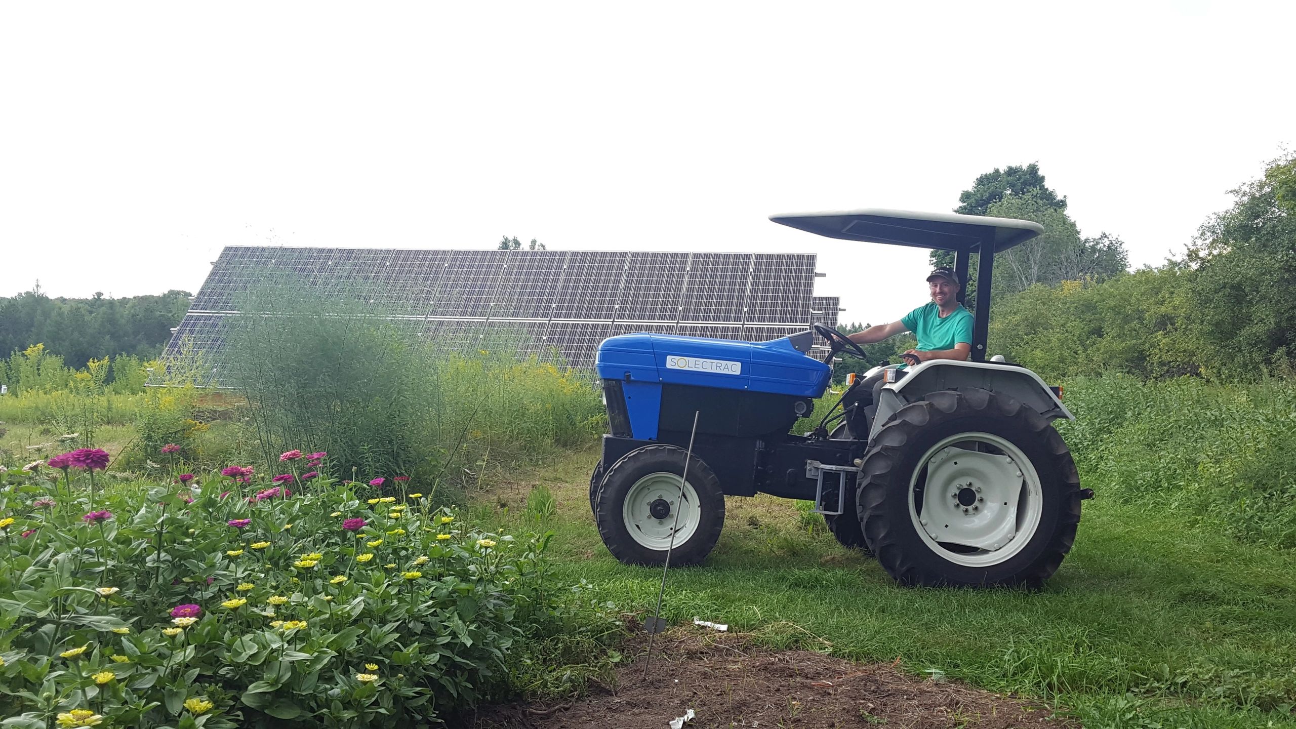 IT'S FINALLY HERE! Our electric tractor has arrived!