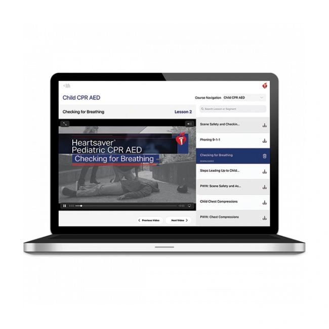 2020 AHA Heartsaver® Pediatric First Aid CPR AED Course Digital Videos
