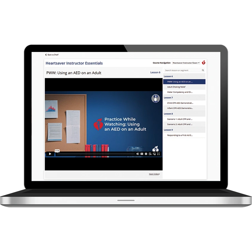 2025 AHA Heartsaver® Instructor Essentials Course Digital Videos