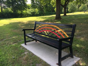 Yarn bomb! Public art