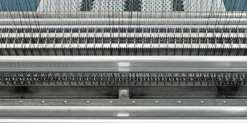 crochet knitting machine, WARP KNITTING MACHINE