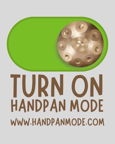 Handpan mode switch logo with website.