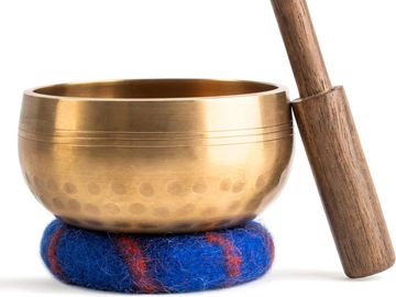 Ohm Store Tibetan Singing Bowl Set — Meditation Sound Bowl Handcrafted in Nepal