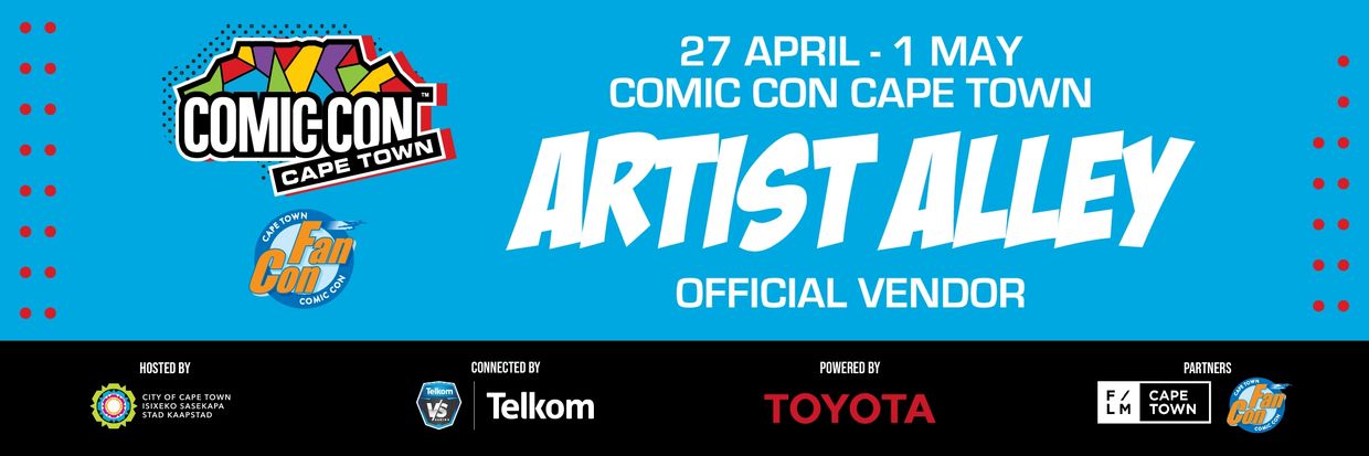 ComicCon Cape Town 2024 Promotional Banner