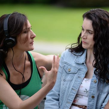 Christine Altan directing Namaste the Film