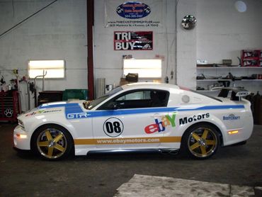 Car in Auto Repair Garage