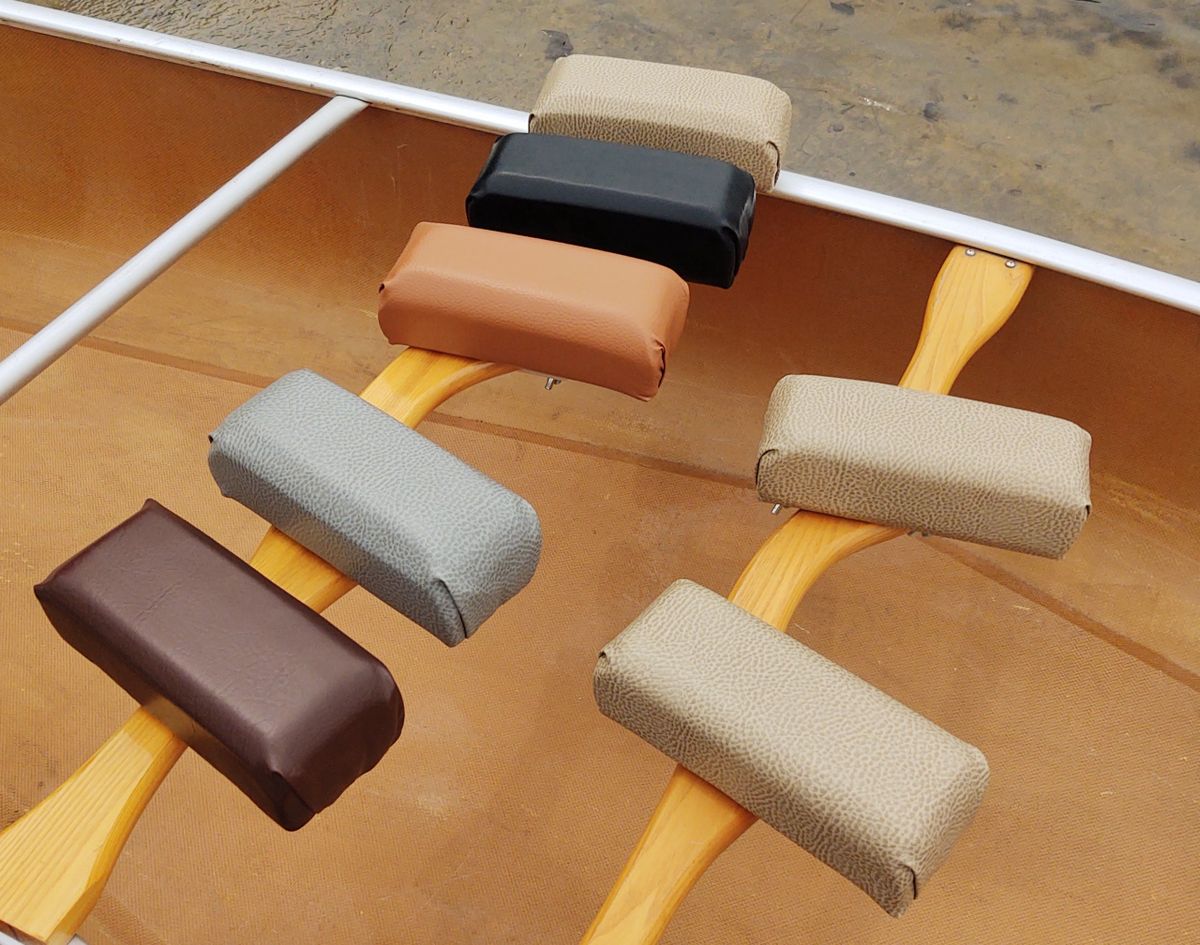 canoe portage pads/ carry yoke pads / 4" centertocenter bolts. these