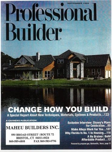 Featured in Professional Home Builder Magazine