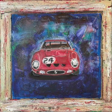 Through My Window - Ferrari 250GTO
Acrylic on canvas. 30" x 30"