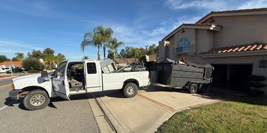 garage cleanup of house in canyon lake
