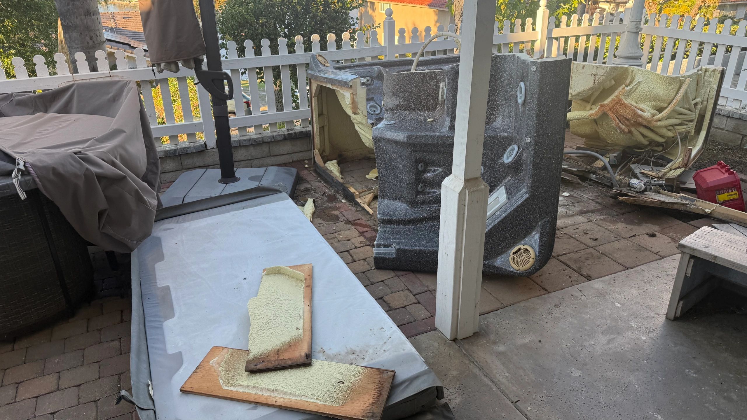hot tub   removal in menifee ca