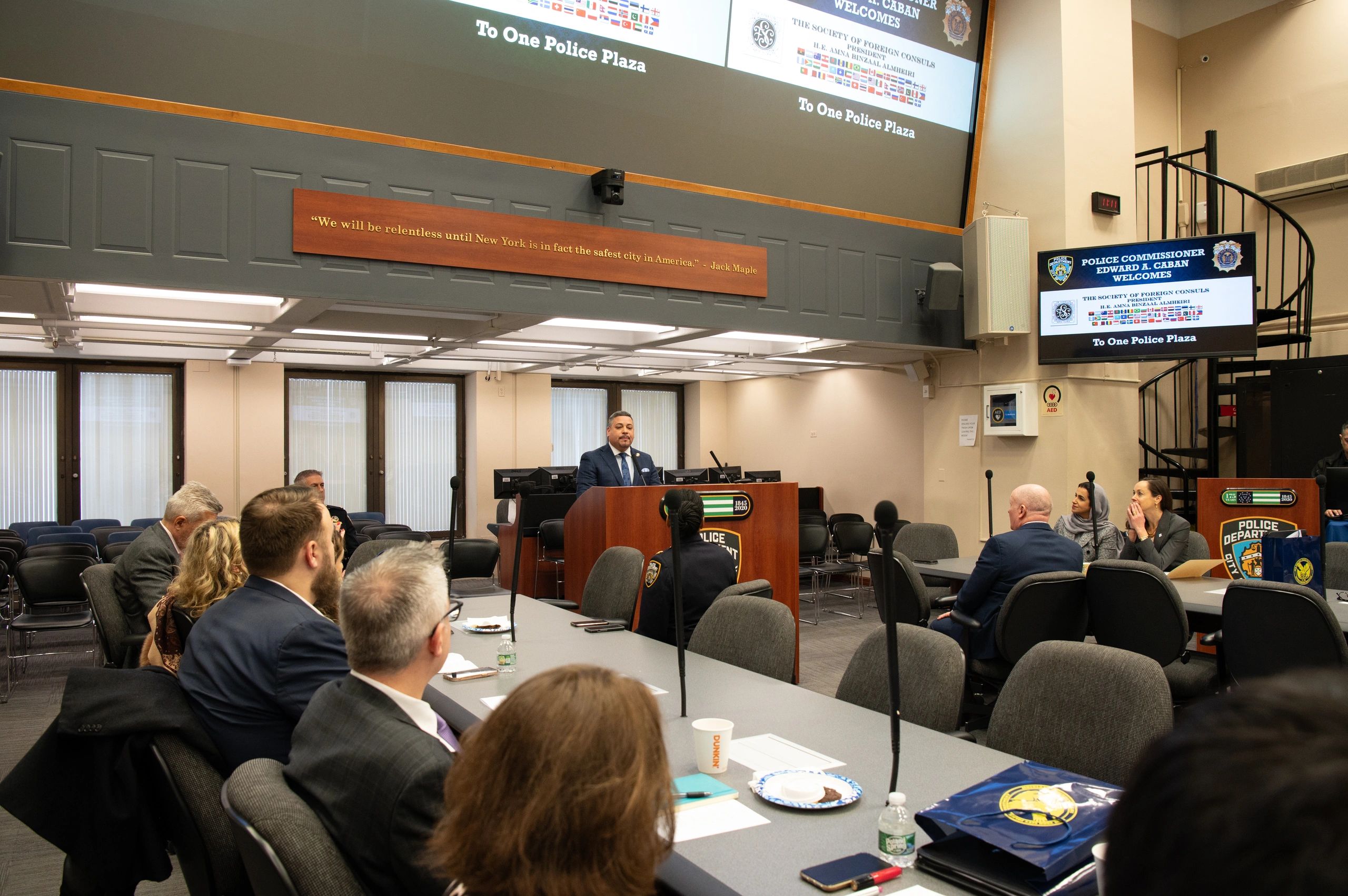 Visit to NYPD Headquarters
