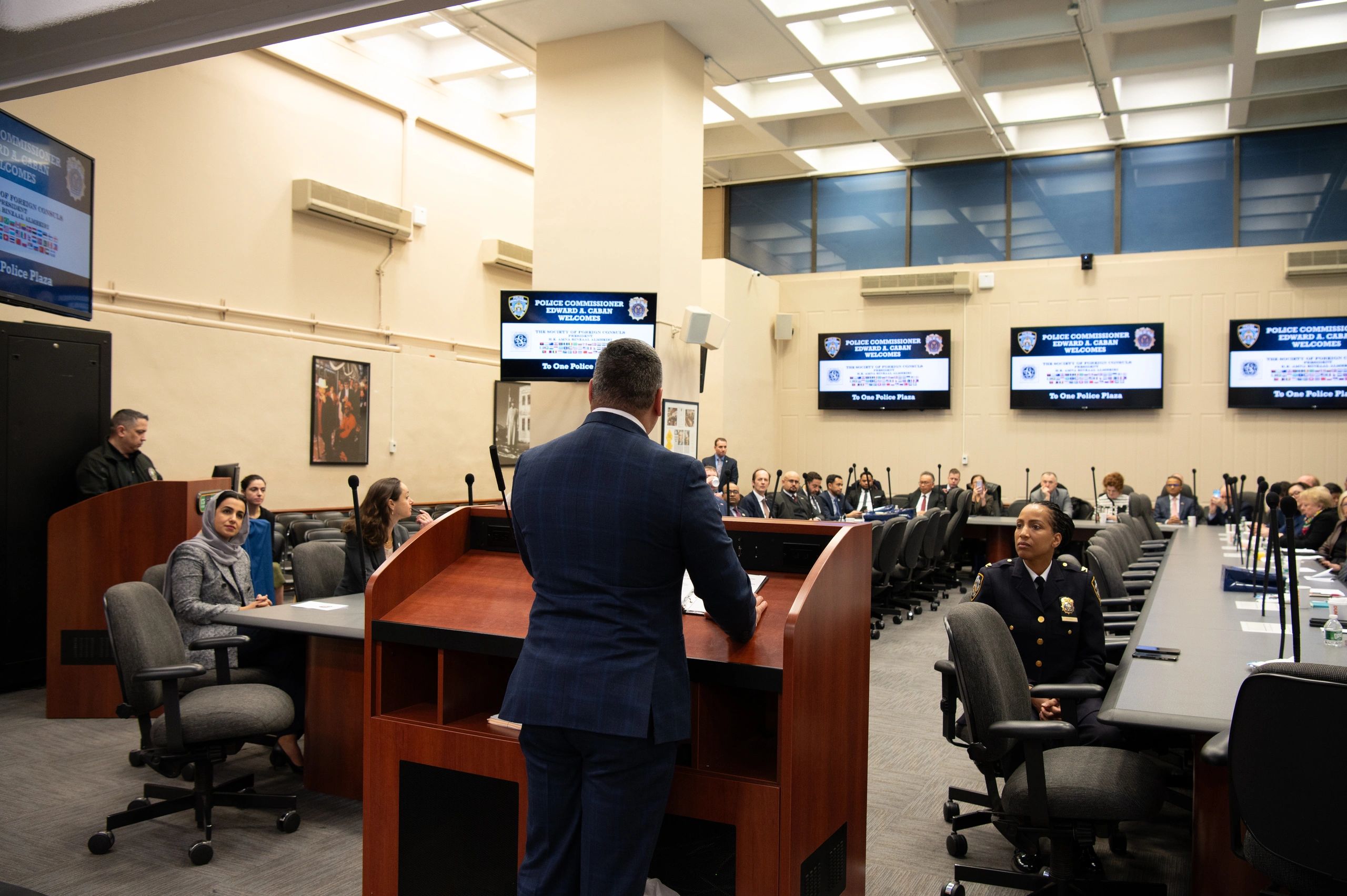 Visit to NYPD Headquarters