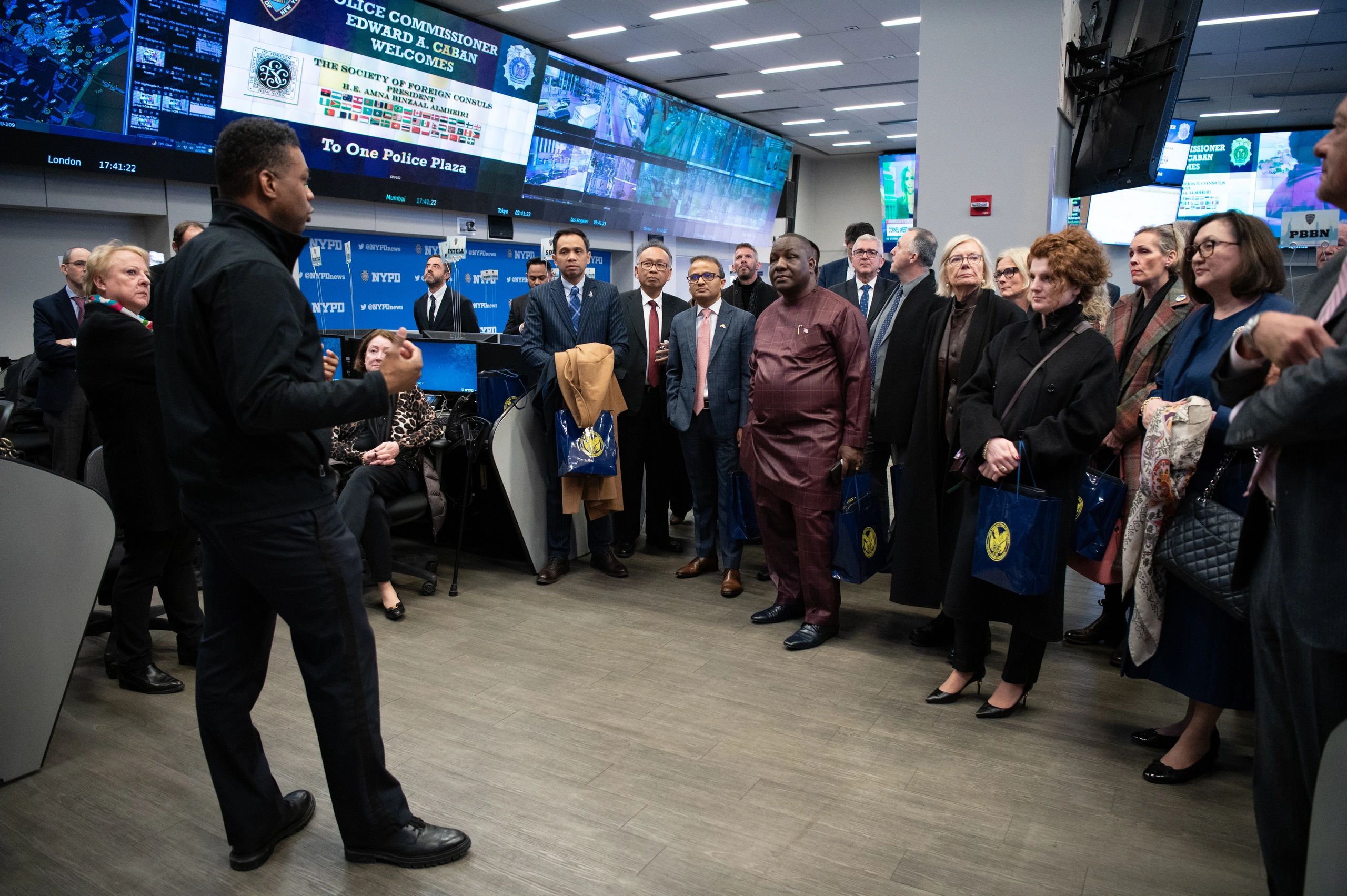 Visit to NYPD Headquarters