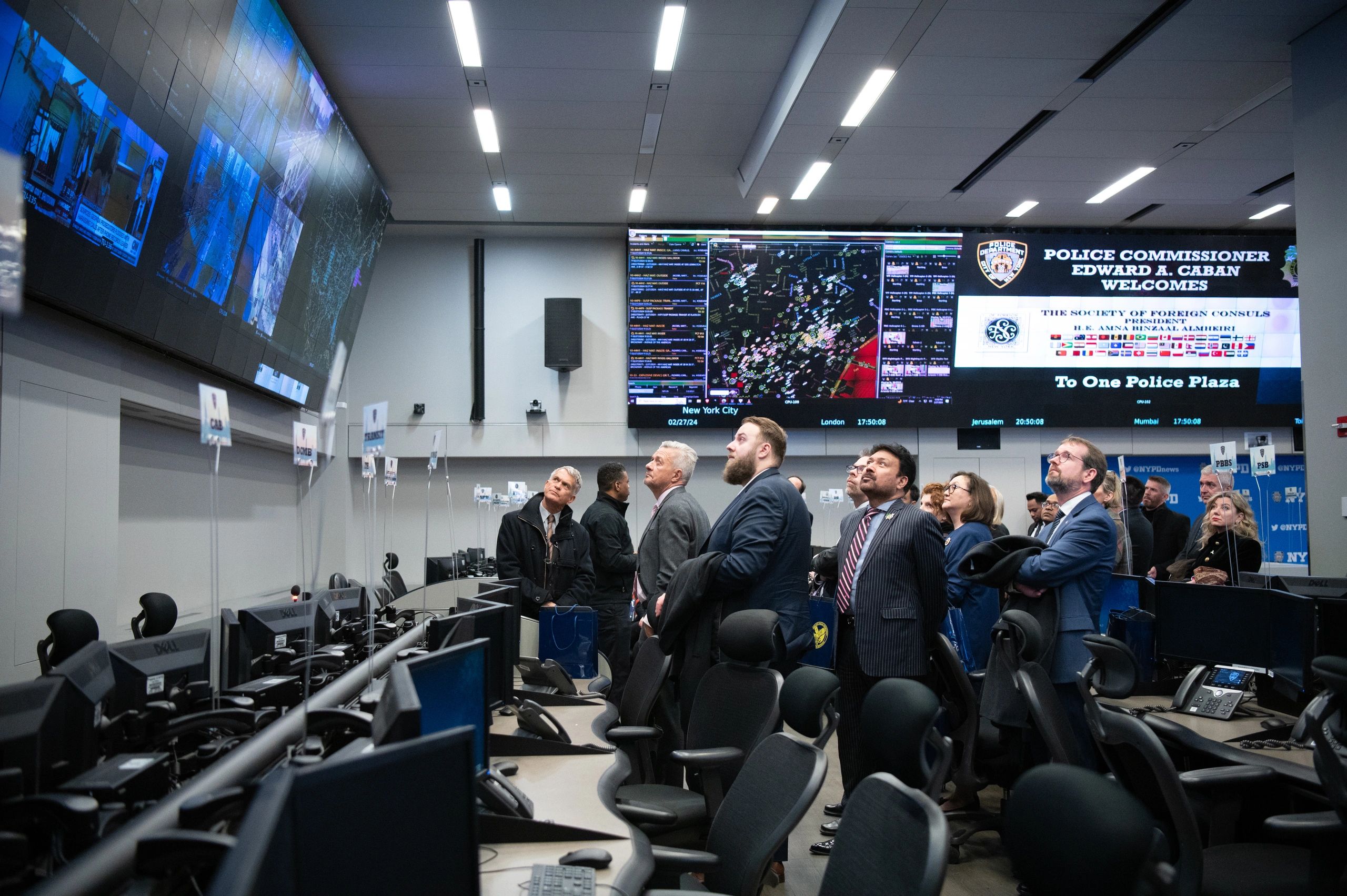 Visit to NYPD Headquarters