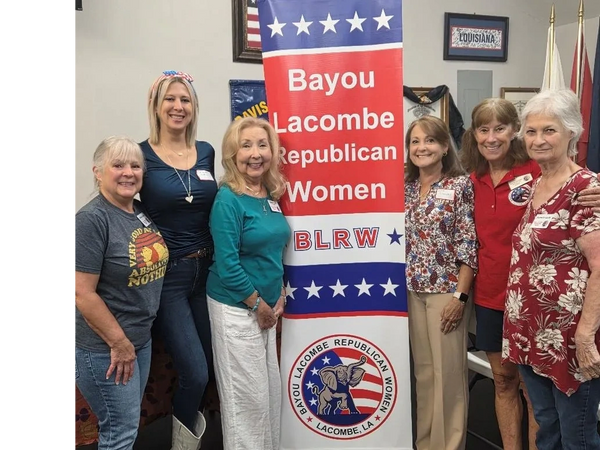 ELLIE SPEAKS TO THE BAYOU LACOMBE REPUBLICAN WOMEN 