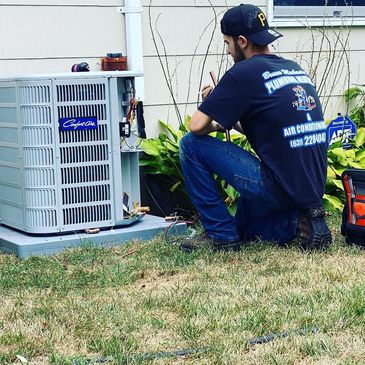 Bruno Mechanical Fixing an AC Unit
