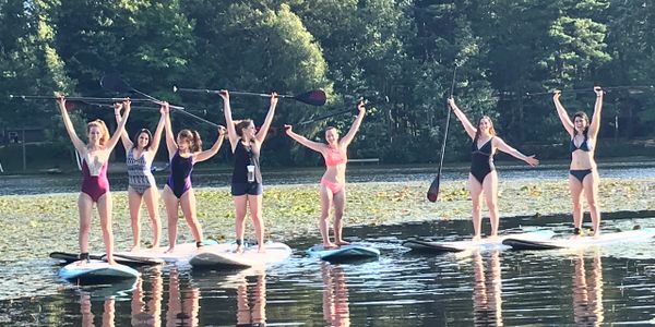 Paddle board yoga in Saugatuck. SUP rental in Saugatuck, Douglas, and Fennville.