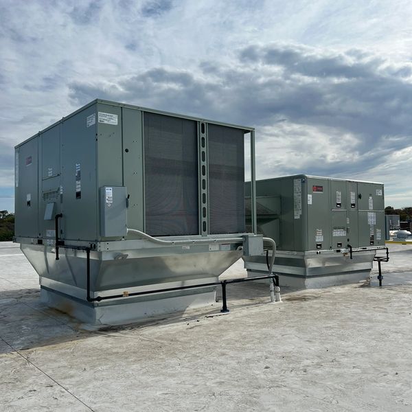 Commercial HVAC rooftop units 