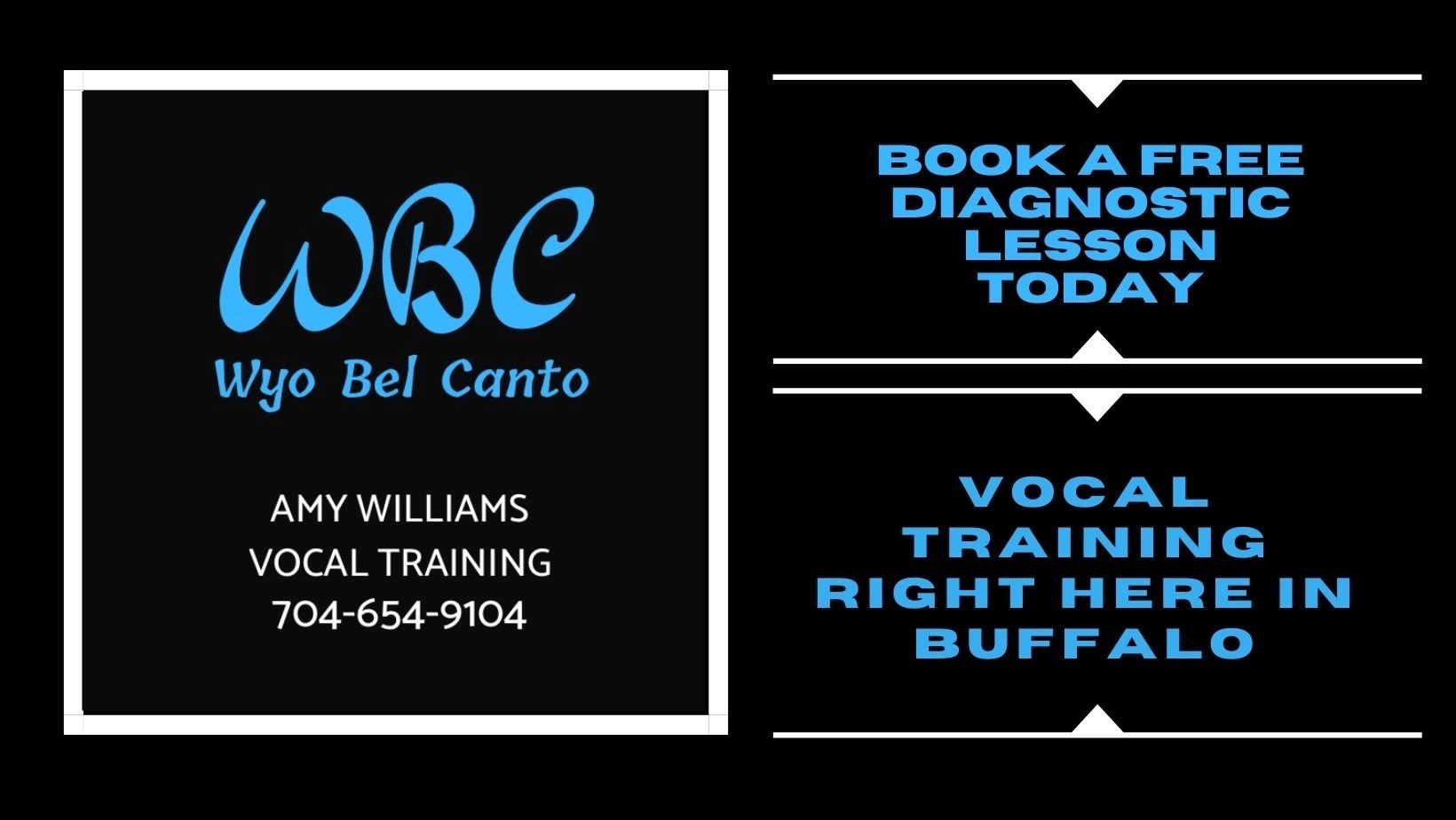 Real studio photo for WYO BEL CANTO- VOCAL STUDIO