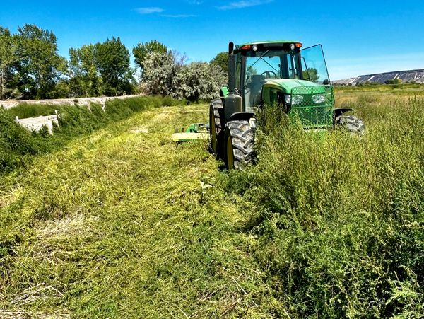 weed mowing, brush mowing, grass, mower, john deere mower