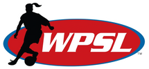 Logo featuring a silhouette of a soccer player and 'WPSL' text.