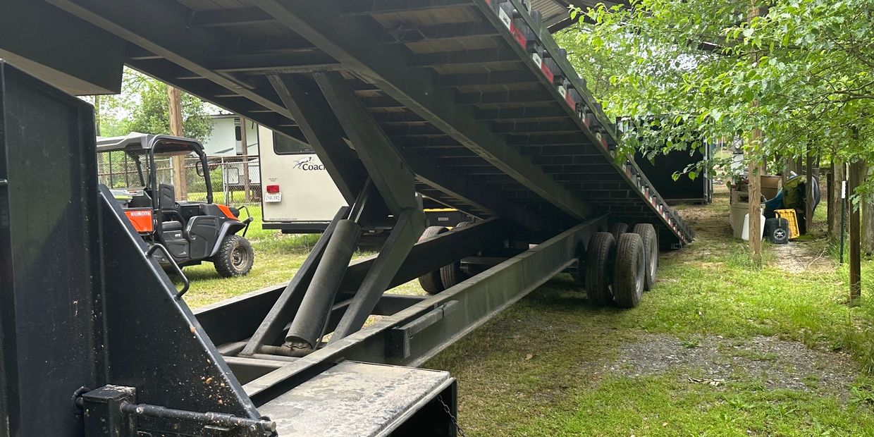 Tight squeeze delivery in customer back yard