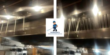 certified and trained kitchen exhaust hood and appliance steam cleaning following the NFPA Code 96