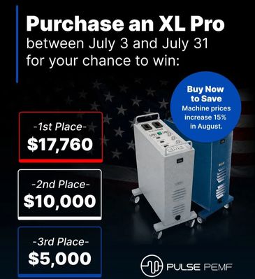 Contest to win up to $17,760 by purchasing an XL Pro between July 3 and July 31.