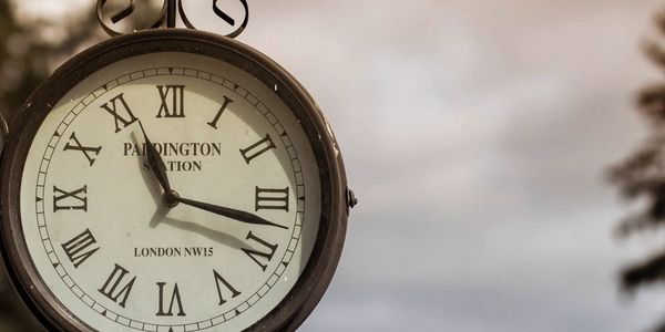 Analog clock face