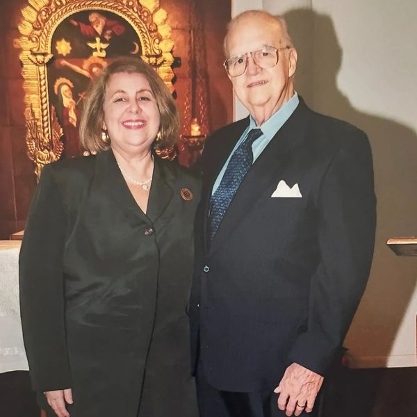 Gilda Machado Plasencia and Jorge R. Plasencia in 2002. Miami, Florida. 